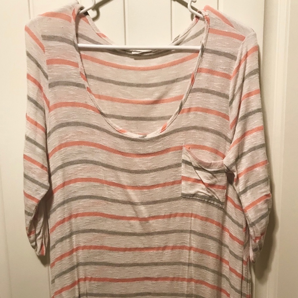 Blu Pepper Scoop Neck Tunic (long blouse)